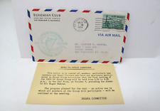 1954 BOHEMIAN CLUB Spear Carriers Chicago Shannon Air Mail Stamp MERCED MANOR SF picture