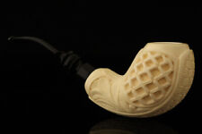 srv Premium - Designers Special Block Meerschaum Pipe with fitted case 14981 picture