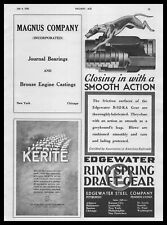 1935 Edgewater Steel Pittsburgh PA Ring Spring Draft Gear Greyhound Dog Print Ad picture