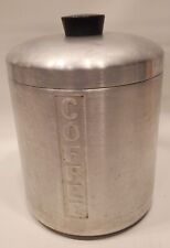 Vintage 1950's Aluminum Kitchen Coffee Canister with Lid picture
