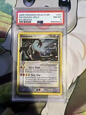 2005 Pokemon Gold Star EX Deoxys #107 Rayquaza - Holo PSA 8 NM-MT picture
