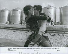 1984 Press Photo Actor C. Thomas Howell, Jamie Lee Curtis in 