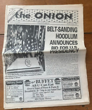 The Onion Vintage Satrical Newspaper Oct 1992 Madison, WI Presidential Election picture