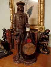 RARE circa 1950 WILLIAM PENN BLENDED WHISKEY ADVERTISING STATUE - 18 in. TALL picture