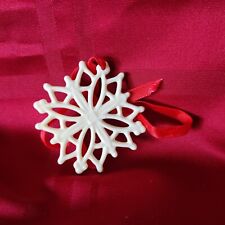 Lenox Charms Pierced Star Snowflake Christmas Ornament  picture