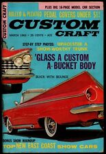 MARCH 1962 CUSTOM CRAFT MAGAZINE #15, '59 BUICK CONVERTIBLE, MODEL CAR SECTION picture