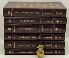 Easton Press CS Lewis MERE CHRISTIANITY GREAT DIVORCE SCREWTAPE LETTERS SCARCE picture