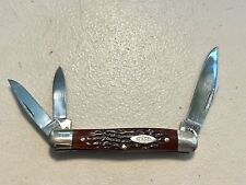 1970-1979 Case XX 6308 Jigged Bone 3 Blade Whittler Mint Never Used picture
