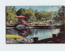 Postcard Pavilion Bridge Liliuokalani Park Hilo Hawaii USA picture