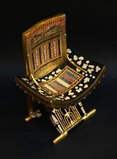 Egyptian Antiquities golden throne chair throne of the king tutankhamun  Rare BC picture