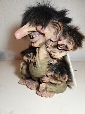 Original NyForm #267 Troll Dad With Three Children Norway With Tags Large 7