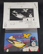 1990s Speed Racer Abbelare Racer X Character Watch Original Box Lid Art Artwork picture
