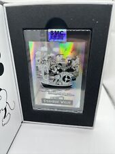 Saturdaymorningcards SMC 2024 Volume 1 Steamboat Willie Base Silver Card 1 Ltd picture