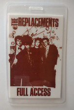 The Replacements 1990-1991 Farwell Tour Backstage Pass Laminated Band Photo picture