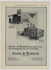 1926 Stone & Webster Ad: Long Beach Station No. 2 & Edgar Station Boston Pics picture