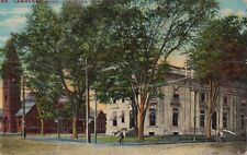 LAWRENCE MASS ~ Railroad Depot / Station & Post Office - postmark 1911 picture