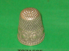 1890 STERNS no. 7 thimble .925 925 Sterling Silver ornately embellished design picture