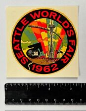 Vintage Original Seattle World's Fair 1962 Travel Decal #2 picture