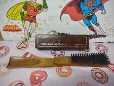 Niemen Marcus Vintage Wooden Folding Brush w Shoehorn- W Box  West Germany picture