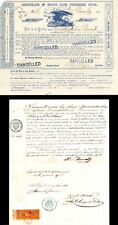 Milwaukee and Prairie Du Chien Railway Co. - Stock Certificate - Railroad Stocks picture