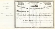 Taylors Falls and Lake Superior Railroad Co. - Unissued Railway Stock Certificat picture
