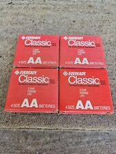 16 VINTAGE NEW OLD STOCK EVEREADY CLASSIC AA BATTERIES FOR DISPLAY ONLY picture