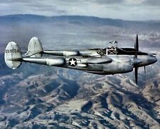 WW2 Era LOCKHEED P-38 LIGHTNING PHOTO    (201-M) picture