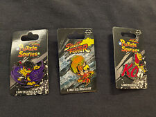 Lot of 3 Street Fighter / Puzzle Spirits Pin Club Limited Release Pins picture