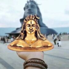 Adiyogi Shiva Statue Gold for Puja, Gift, Home, Office Decor and Car   picture