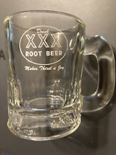 Old Small Miniature Vintage Triple XXX Root Beer Mug Cup, Rare White Script Logo picture