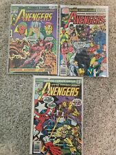 Avengers lot 128, 153, and 181 1st app Scott Lang G/VG picture