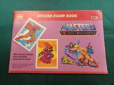 Vintage 1984 Masters Of The Universe Sticker-Stamp Book RARE MISSING STAMPS picture