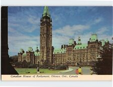 Postcard Canadian Houses of Parliament Ottawa Canada USA picture