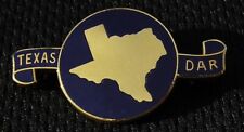 VTG TEXAS DAR DAUGHTERS OF THE AMERICAN REVOLUTION PIN - HCO GF picture