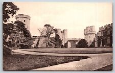 Vintage Postcard Courtyard Warwick Castle Warwick England H4 picture