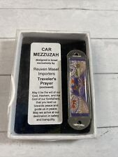 Car Mezuzah Designed in Israel with Traveler's Prayer Reuven Masel Importers picture