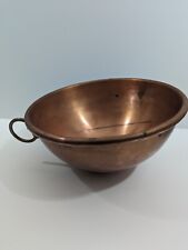 Vintage Copper Mixing Bowl  10 Inch picture
