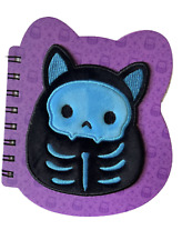 Original Squishmallows Halloween Tegan The Blue Skeleton Cow Notebook New picture