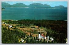 Postcard Maine Baker Island Light Aerial View Frenchmans Bay A31 picture