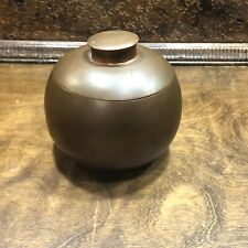 Vintage Arts & Crafts Copper Tobacco Ball HUMIDOR ~  1920s  Rumidor New York picture