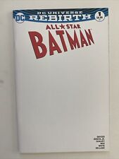 All Star Batman # 1 Blank Sketch Cover (DC 2016 Rebirth) High Grade picture