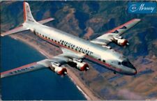 Vintage Postcard American Airlines Mercury DC-7 Airline issued             P-666 picture