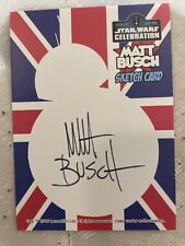 Matt Busch -Star Wars Artist Signed Sketch Card picture