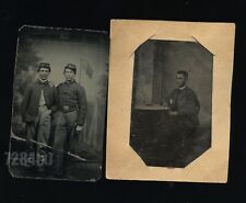 Civil War Soldiers Camp Scene ID'd Possible 124th NY Infantry Wounded in Action picture