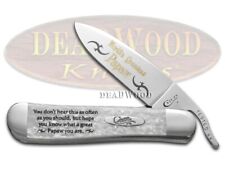 Case xx World's Greatest Papaw Russlock Knife White Pearl Corelon Stainless picture