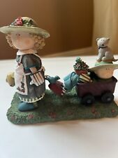 My Red Wagon Sue Dreamer figurine sculpture gift Lang Wise 1998 vtg Otis Rose picture