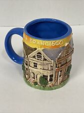 Vintage Souvenir Mug San Francisco retro Coffee Painted Ladies Houses 3D RARE picture