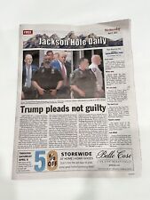 Donald Trump Jackson Hole Historical Newspaper picture