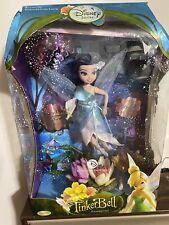 Disney Fairies TinkerBell Silver Mist Porcelain Doll Brass Key 4153 picture