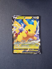 SWSH061 Pikachu V Sword & Shield Black Star Promo Pokemon Card TCG Ultra Rare picture